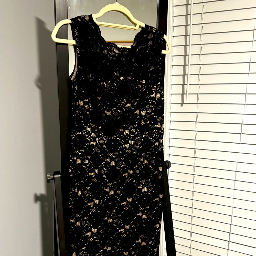 NWT White House Black Market lace sheath dress